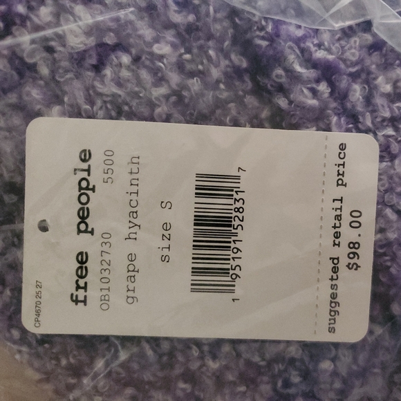 Free People BFF Cowl Neck Knit Sweater Small S - Picture 6 of 6